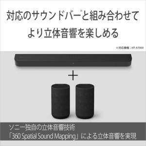 ソニー SA-RS5 C リアスピーカー ブラ...の詳細画像2