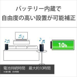 ソニー SA-RS5 C リアスピーカー ブラ...の詳細画像4