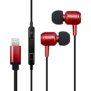 LUCILLA HPLGLU003BK ライトニングイヤホン ブラック : ベスト電器