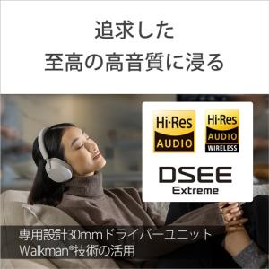ソニー ワイヤレス ヘッドホン ハイレゾ ノイ...の詳細画像4