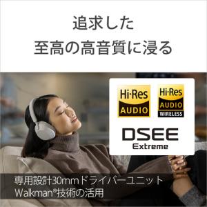 ソニー ワイヤレス ヘッドホン ハイレゾ ノイ...の詳細画像4