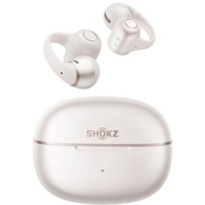 Shokz SKZ-EP-000070 OpenDots 2 イヤーカフ型 球面音響設計 11.8mmドライバー搭載 Bluetooth対応 Pearl White