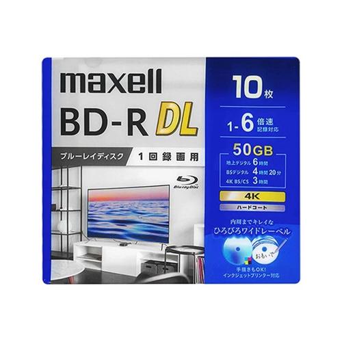 maxell BRV50WPG10S 録画用ブルーレイディスク 50GB（2層） 10枚