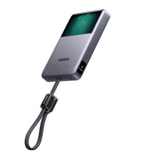 UGREEN MagFlow Air モバイルバッテリー 本体 UGREEN 65062B MagFlow Air モバイルバッテリー 25W 10000mAh Qi2対応