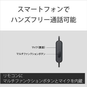 ソニー MDR-EX255AP-B マイク&コ...の詳細画像2