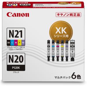 キヤノン XKI-N21+N20／6MP インクカートリッジ マルチパック 6色｜best-denki