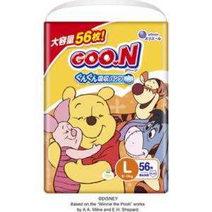 グーン まっさらさら通気 グーン ぐんぐん吸収パンツ L56枚 GOO.N（グ
