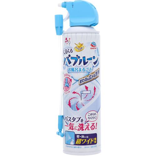 アース製薬 らくハピ くるくるバブルーン お風呂まるごと 360ml