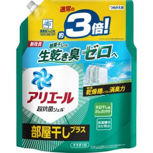 P&Gジャパン アリエールジェル部屋干しプラス つめかえ用 超ジャンボサイズ １１５０Ｇ｜best-denki