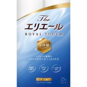 大王製紙 Ｔｈｅエリエール トイレットティシュー １２Ｒ ダブル｜best-denki