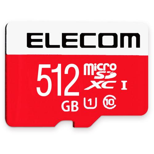 【推奨品】エレコム GM-MFMS512G microSDXCカード UHS-I U1 Class1...