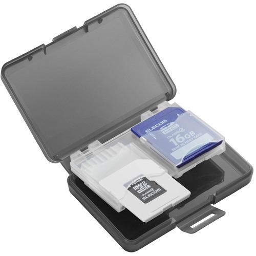 エレコム CMC-06NMC4 SDカードケース／4枚収納／SD／microSD CMC06NMC4