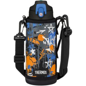 【在庫限り】THERMOS サーモス FJJ-801WF BK-BL 真空断熱2wayボトル 800ml ブラックブルー FJJ801WF BKBL