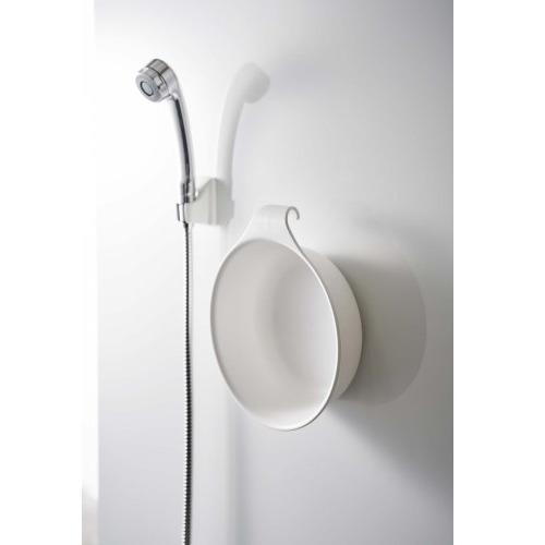 山崎実業 マグネット&amp;引っ掛け湯おけ ミスト ホワイト