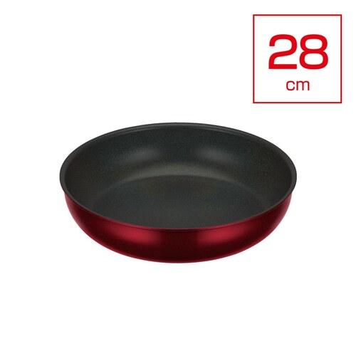 THERMOS サーモスデュラブルシリーズ取っ手のとれるフライパンKVD KVD028DR ディープ...