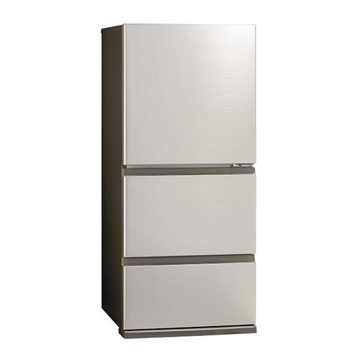 アクア 冷蔵庫 262L 右開き 3ドア 幅60cm スタイリッシュデザイン 真ん中冷凍室 省エネ設...