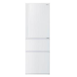 東芝 冷蔵庫 356L 右開き 3ドア 60cm うるおいラップ野菜室 3段冷凍室 GR-Y36SC(WU) ホワイト系 東芝 冷蔵庫 356L 右開き 3ドア 60cm うるおいラップ野菜室 3段冷凍室