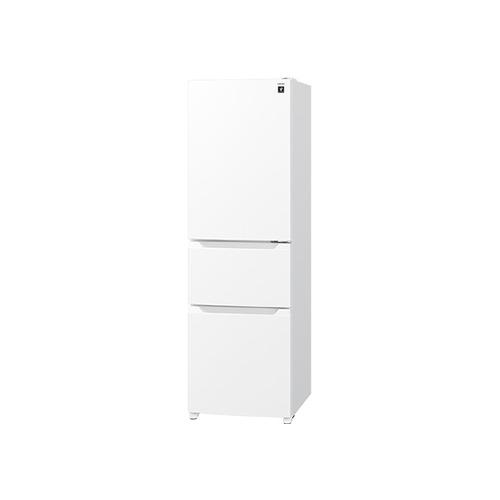 シャープ SJ-PT32R-W ３ドアドア冷蔵庫 (317L・右開き) マットホワイト