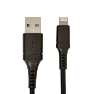 ラスタバナナ R10CAAL2A05BK USB-A to ライトニングケーブル 2.4A 1m ブラックの商品画像