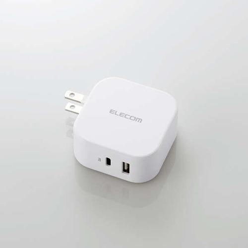 エレコム MPA-ACCP20WH USB Type-C 充電器 PD対応 合計出力32W タイプC...