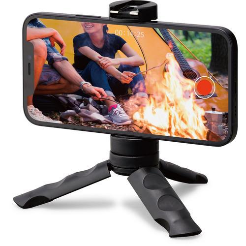 エレコム P-STSRSSBK スマートフォン用三脚 自撮り棒 2way コンパクト アクセサリーシ...