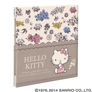 ナカバヤシ アH-LD-106-2 Lサイズ フエルアルバム 100年台紙（黒）10枚 ハローキティ...