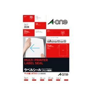 エーワン 28411 ラベルシール プリンタ兼用 ( A3判 ／ 1面 ／ ノーカット ／ 20シー...