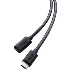 エレコム MPA-ECC10BK USB Type-C延長ケーブル USB2.0 1.0m｜best-denki