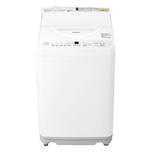 シャープ 縦型洗濯機 洗濯6.5kg 乾燥3.5kg 穴なし槽 ガンコつけおきコース ES-TX6K...