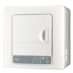 東芝 ED-60A4(W) 衣類乾燥機 乾燥6kg 電気式(50Hz／60Hz共用) ピュアホワイト｜best-denki