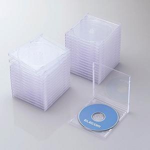 エレコム CCD-JSCN30CR Blu-ray／DVD／CDケース(標準／PS／1枚収納／30パ...