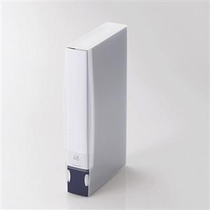 エレコム CCD-FB48BU Blu-ray／DVD／CD用ディスクファイル 48枚収納 ブルー