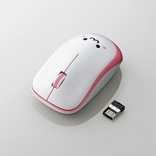 【推奨品】マウス エレコム 無線 M-IR07DRPN 無線IRマウス 3ボタン ピンク ワイヤレス