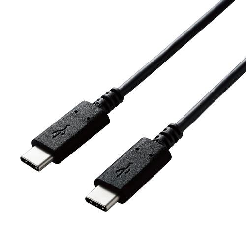 エレコム U2C-CC30NBK2 USB2.0ケーブル(認証品、C-C) 3.0m