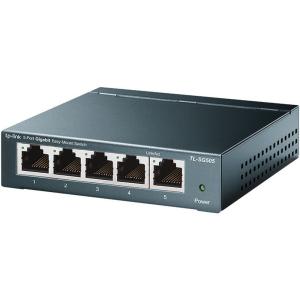 ティーピーリンクジャパン 5ポート マグネット付き Giga 10／100／1000Mbps スイッチ 金属製筐体 TL-SG505 JPの商品画像