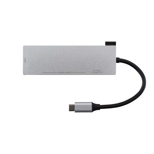 ナカバヤシ UD-C13SL PD対応 Type-C 5in1 スタンダードドッキングステーション ...
