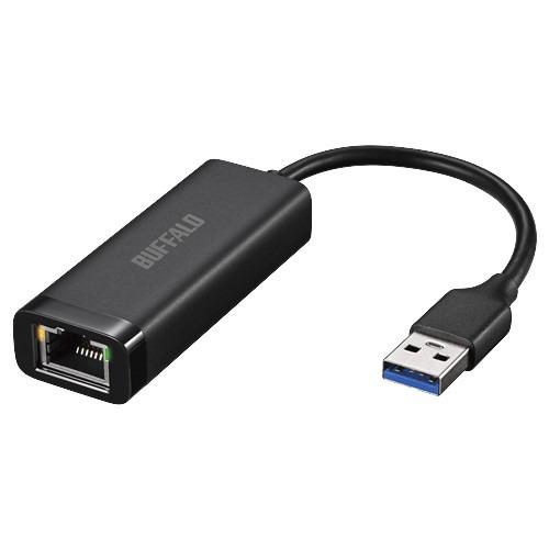 BUFFALO LUA6U3AGTEBK LANアダプター USB3.2 Gen1対応 USB Ty...