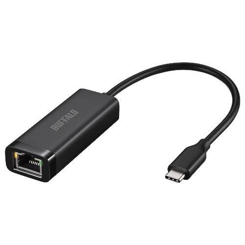 BUFFALO LUA6U3CGTEBK LANアダプター USB3.2 Gen1対応 USB Ty...