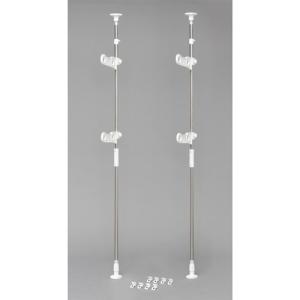 【在庫一掃セール！数量限定】アイリスオーヤマ(IRIS) ステンレスベランダ物干し SVI275NR 335〜580×2,100〜2,750mm