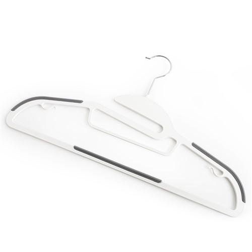 ヤマダオリジナル ハンガー 首元伸びにくいハンガー10本組 グレー