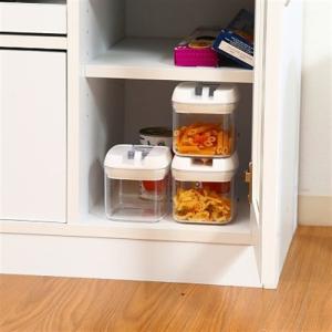 不二貿易 スタッキングロックキャニスター キュ...の詳細画像1