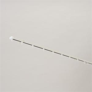 伸縮式カーテンレール E202 ホワイト シングル1.1~2.0
