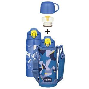 サーモス FJJ-800WF-BL-C(ブルーカモフラージュ) 真空断熱2ウェイボトル 0.83L