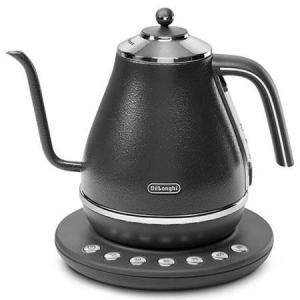 デロンギ KBOE1230J-GY(プレステージグレー) 電気カフェケトル アイコナ 温度設定機能付き 1L