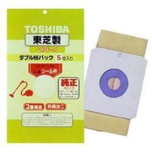 TOSHIBA（東芝） 掃除機用紙パック 2層構造タイプ 純正 5枚入｜VPF-6