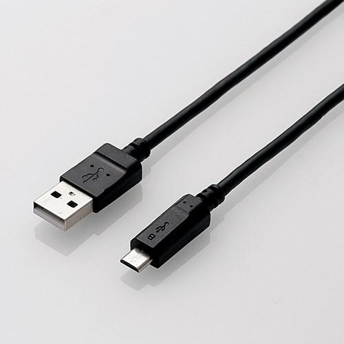 ELECOM（エレコム） MPA-AMB2U20BK 2A対応microUSBケーブル 2m ブラッ...