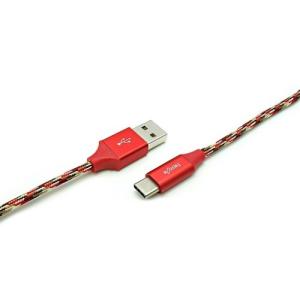 フリーダム FUSB-CAAM910CR 高耐久 USB2.0 USB Type-C to USB Type-Aケーブル 1.0m   レッド