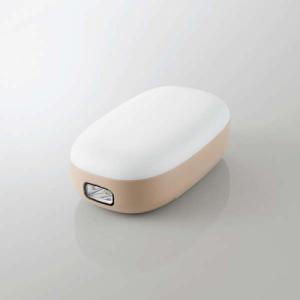 エレコム 乾電池式懐中電灯 枕元ライト ベージュ DE-KD04BE ×1個の商品画像