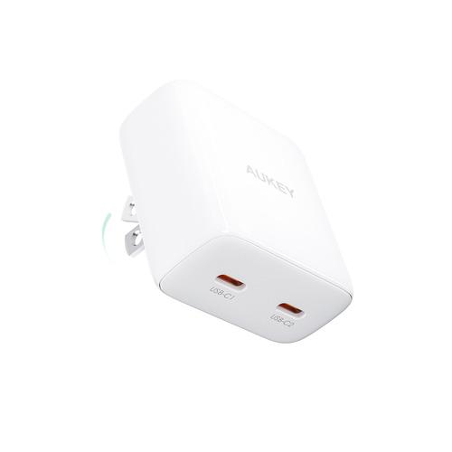 AUKEY PA-U4-WT USB充電器 Minima Duo 35W [USB-C 2ポート] ...