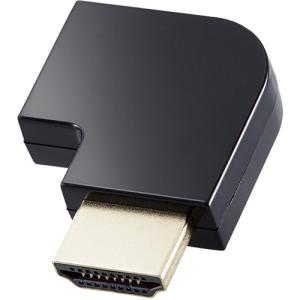 エレコム AD-HDAABS03BK HDMI延長アダプター／L字右／AF-AM／スリムタイプ／ブラック ADHDAABS03BK